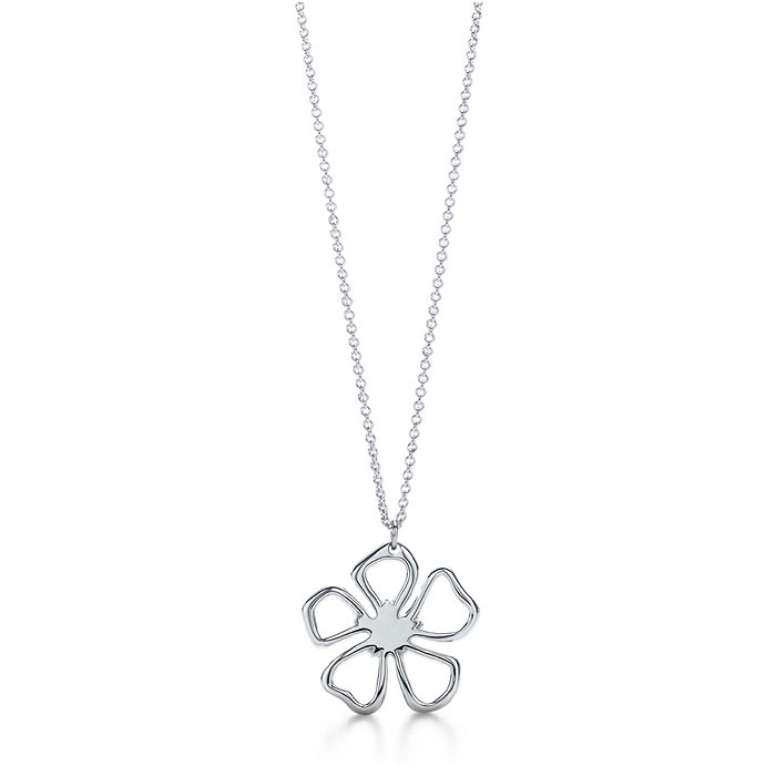 tiffany & co flower pendant